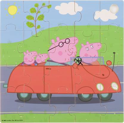 SIMBA Peppa Pig Car Jigshaw Eichhorn