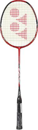 Yonex Nanoflare Drive Red Black Strung Badminton Racquet (with Sonic Flare System Tension: 28 Lbs)