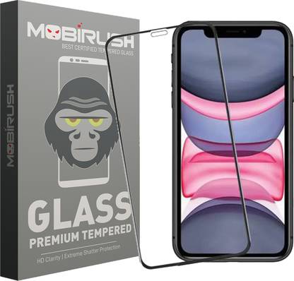MOBIRUSH Edge To Edge Tempered Glass for Apple Iphone 11 Pro