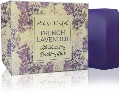 Aloe Veda Moisturising Bathing Bar - Lavender with Tea Tree Oil - Pack of 2