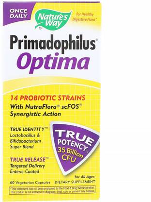 Nature's Way Primadophilus Optima, For All Ages, 60 Vegetarian Capsules