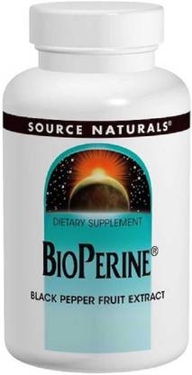 Source Naturals BioPerine, 10 mg, 120 Tablets