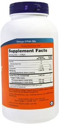 Now Foods Ultra Omega 3-D, 600 EPA/300 DHA, 180 Softgels