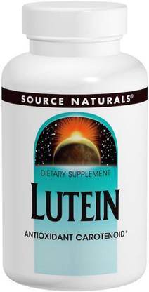 Source Naturals Lutein, 6 mg, 90 Capsules