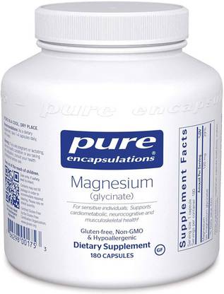 Pure Encapsulations Magnesium (glycinate) - 180 Capsules