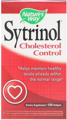 Nature's Way Sytrinol, Cholesterol Control, 120 Softgels