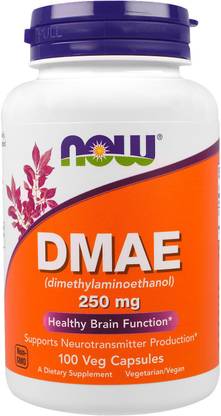 Now Foods DMAE Dietay Supplement 250 mg 100 Veg Capsules