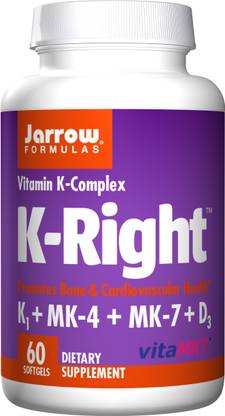Jarrow Formulas K-Right, Vitamin K Complex, 60 Softgels