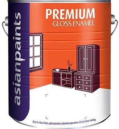 ASIANPAINTS IN WHITE COLOUR 50 ML Multicolor Enamel Wall Paint