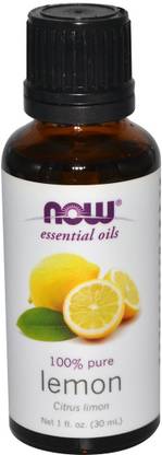 Now Foods Essential Oils, Lemon, 1 fl oz (30 ml)