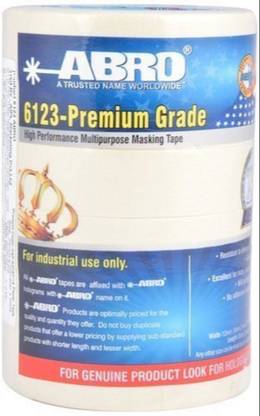 ABRO SINGLE SIDED USED FOR LAMINATES HOLDING , GLASS MARKING , PAINTING WORKS MASKING TAPE (Manual)