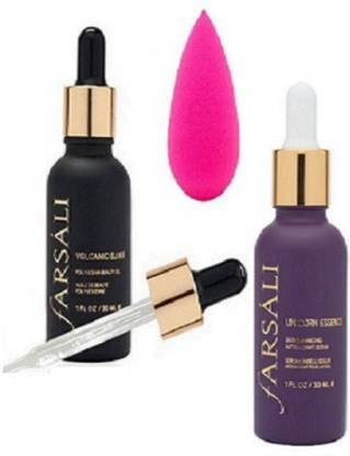 Farsali Unicorn Face Serum and Makeup Puff (Set of 3)