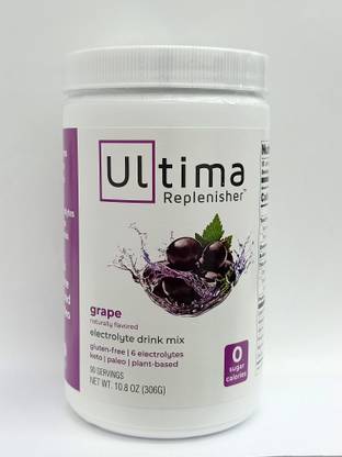 Ultima Health Products Ultima Replenisher Electrolyte Powder Grape 90 Servings 10.8 oz (306 g) Energy Drink