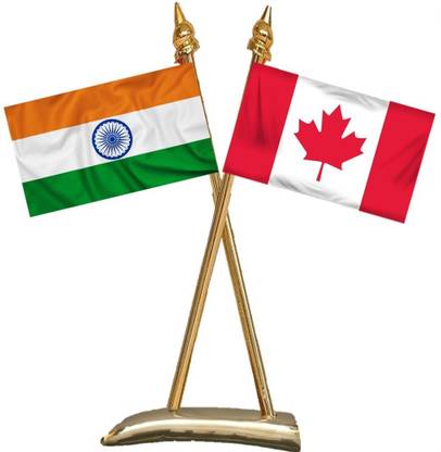 UNIQ India ::Canada Rectangle Table Miniature Flag