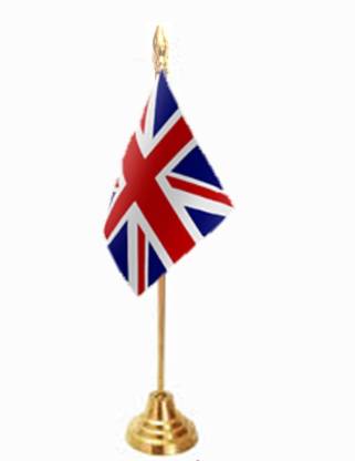 UNIQ United Kingdom (UK) Rectangle Table Miniature Flag