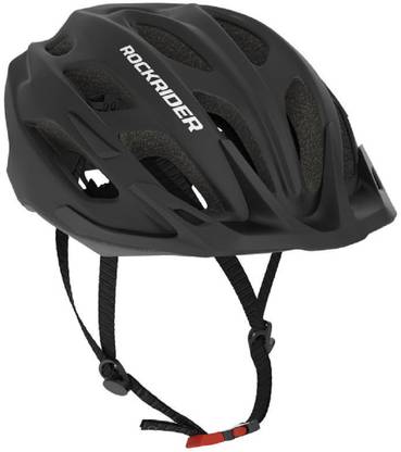 ROCKRIDER by Decathlon 500 MOUNTAIN BIKE HELMET - BLACK Cycling Helmet