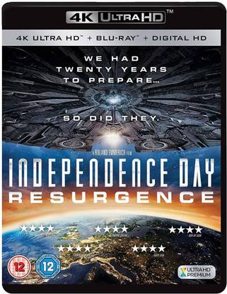 Independence Day: Resurgence (4K UHD + Blu-ray + Digital HD) (2-Disc Set) (Region Free + Fully Packaged Import)