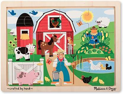 MELISSA & DOUG Farm Jigsaw Puzzle (12-Piece) [CAT_5028]