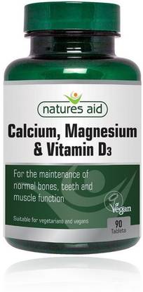 Natures Aid Calcium, Magnesium And Vitamin D3 Food Suppliment