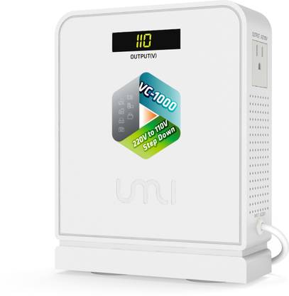 UMI VC-1000 220V to 110V Voltage Converter 1000VA for US appliance used in India