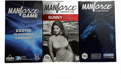 MANFORCE Sunny Leone Edition with two different flavours Condom