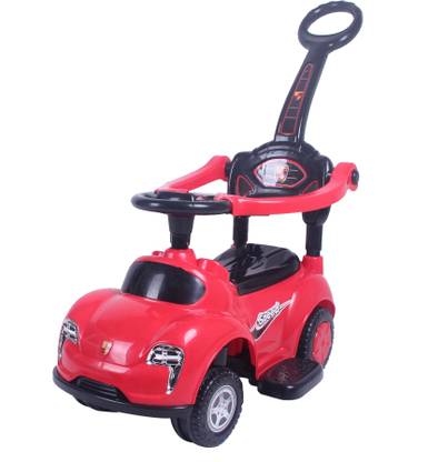 Miss & Chief by Flipkart 3 in 1 Deluxe Push Handle Car Non Battery Operated Ride On