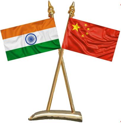 UNIQ India:: China Rectangle Table Miniature Flag