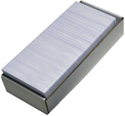 PS PARMESHWAR LASER White PVC ID Cards For Inkjet Printers - (Aadhar Card, College ID, Gate Pass, etc) Set of 200 Cards 1 Box Single Color Ink Toner White Ink Toner