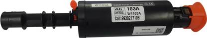 AC 103A / W1103A Black Toner Cartridge for Neverstop Laser 1000a / Neverstop Laser 1000w / Neverstop Laser 1200w / Neverstop Laser MFP 1200a (Set of 1 PCs 103A / W1103A Toner Cartridge) Black Ink Toner