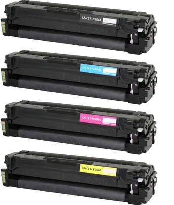 globe CLT-K506 Toner Cartridge Compatible For CLP-680, CLP-680ND, CLX-6260F ,CLX-6260FD, CLX-6260FW, CLX-6260ND, CLX-6260NR Printer Multi Color Ink Toner (Magenta, Cyan, Black, Yellow) Black + Tri Color Combo Pack Ink Cartridge