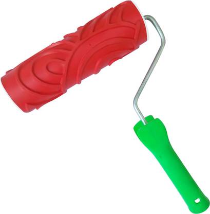 Decor now Embossing Paint Roller Wall Decor Roller with Handle DNROLLER0054 Paint Roller