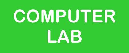 Sign Board for Computer lab Fine Art Print