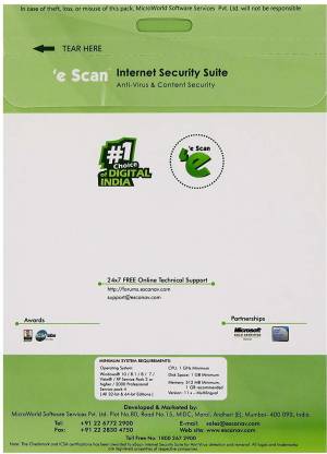 eScan Internet Security Suite 3 PC 1 Year