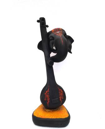 nishthas Vina Ganesha Decorative Showpiece  -  12.7 cm