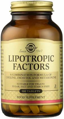 Solgar Lipotropic Factors, 100 Tablets