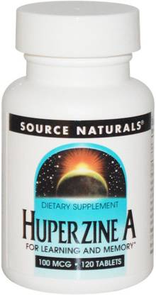 Source Naturals Huperzine A, 100 mcg, 120 Tablets