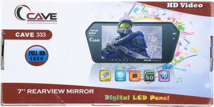 Cave 7-inch Full HD LCD Rearview Screen WIth BTB Mirror Link Screen LCD Panel Set (Cave-333) Black LCD
