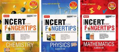 MTG NCERT FINGERTIPS PHYSICS,CHEMESTRY,Mathematics (Obejective) For JEE/NEET/AIIMS Made Esay, Objective NCERT At Your Fingertips For JEE/NEET-AIIMS - Physics,Chemestry,Mathematics(PCM) NCERT FINGERTIPS PCM COMBO(NCERT,FINGERTIPS,PCM,Paperback,PHYSICS,CHEMESTRY,Mathematics)