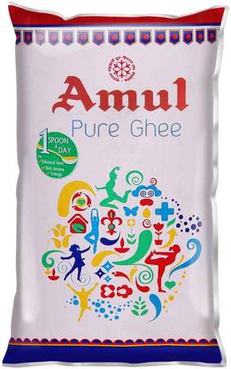 Amul Pure Ghee Pouch 1 L Shipping Included Pouch