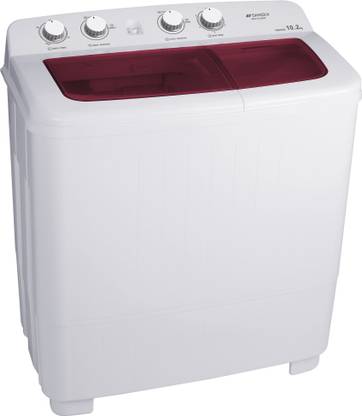 Sansui 10.2 kg Semi Automatic Top Load Washing Machine Red