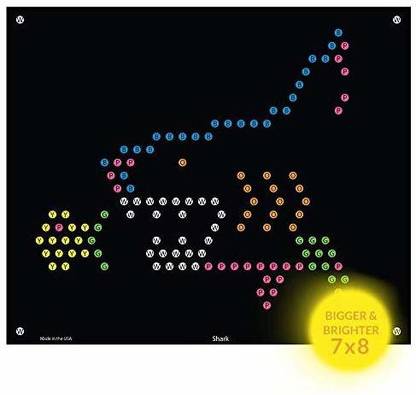IllumiPeg Lite-Brite Ultimate Classic Refills (7X8)Underwater Creature