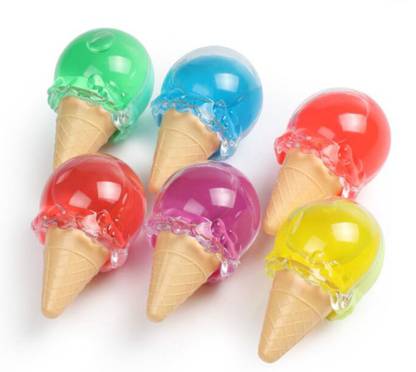 kreiz Colorful Ice Cream cone Slime Colorful Clay