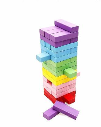 VISHWANTHA COLOR JENGA BLOCK KIDS PLAY GAME