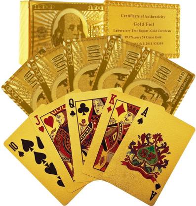 play run 24K Gold™ Cards Royal Casino Playing Cards Deck For Poker