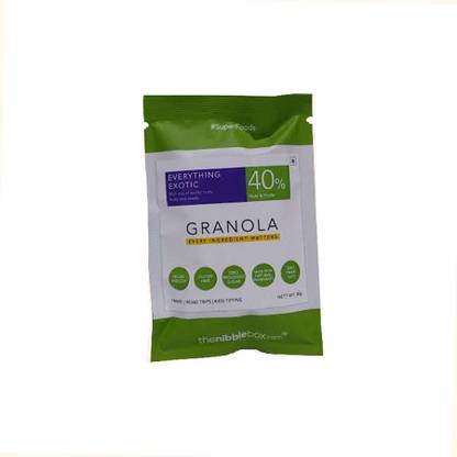 TheNibbleBox Everything Exotic Breakfast Granola Single Serve 30g Pouch