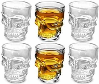 Glass World (Pack of 6) SkullShot Glass Set Shot Glass