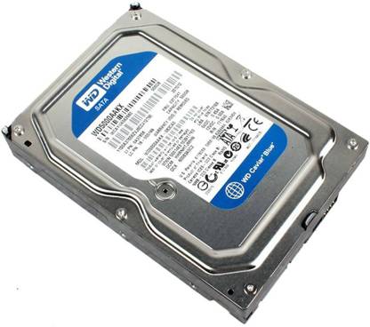 WD Sata Best Quality and Solid Performance 500 GB Desktop Silver SATA Internal Hard Disk Drive (HDD) (7200 RPM)