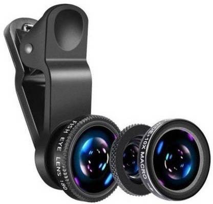 Webilla Camera Lens 3 in 1 Wide Angle, Micro & Fish Eye Lens Mobile Phone Lens