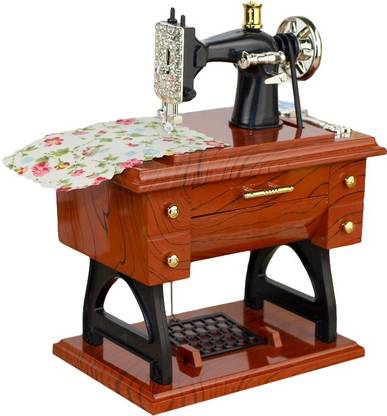 SaiDeng Music Box Retro Treadle Sartorius