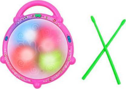 Toyvala Multicolour Musical Flash Drum